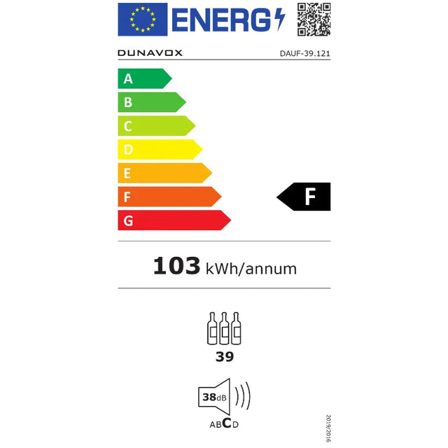 Dunavox Flow-39 Wijnklimaatkast - DAUF-39.121DB - 2 Zones - Wijnklimaatkast Expert