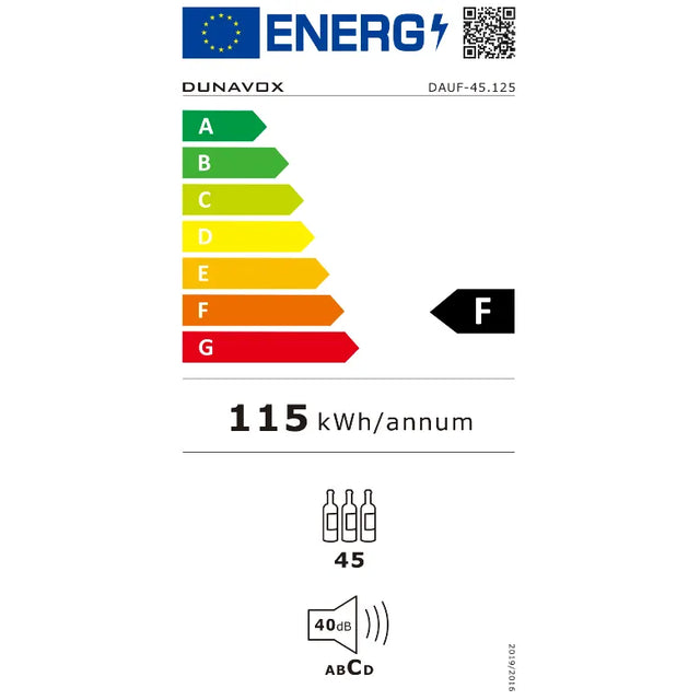 Dunavox Flow-45 Wijnklimaatkast - DAUF-45.125DB.TO - 2 Zones - Wijnklimaatkast Expert