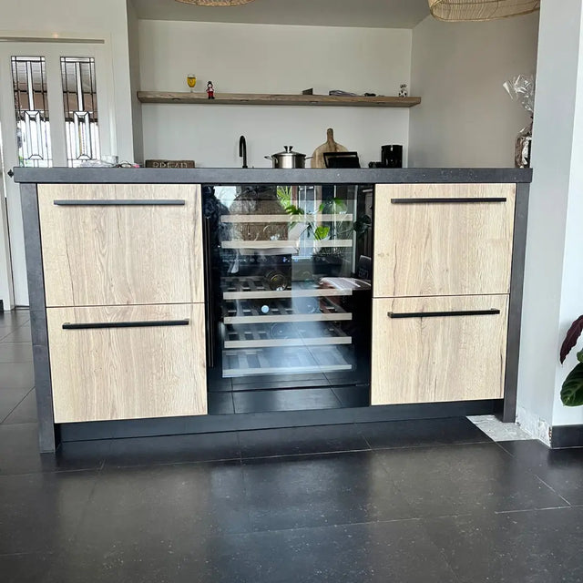 Dunavox Flow-46D Wijnklimaatkast - DAUF-46.145DB - 2 Zones - Zwart - Wijnklimaatkast Expert