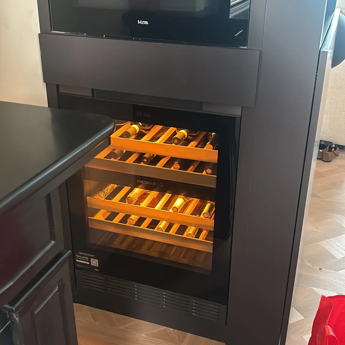 Haier Wine Bank 60 Series 6 Wijnklimaatkast HUC44GDEH1, foto 3