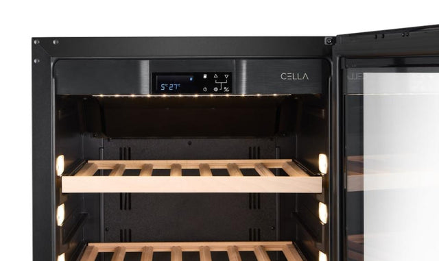Cella W122S-BLACK Wijnklimaatkast, foto 8