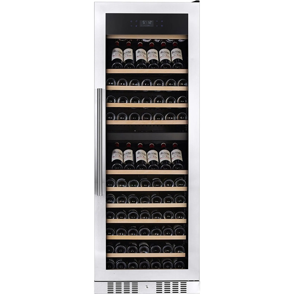 Temptech Elegance E1000DX-24 vrijstaande wijnkoelkast, vooraanzicht