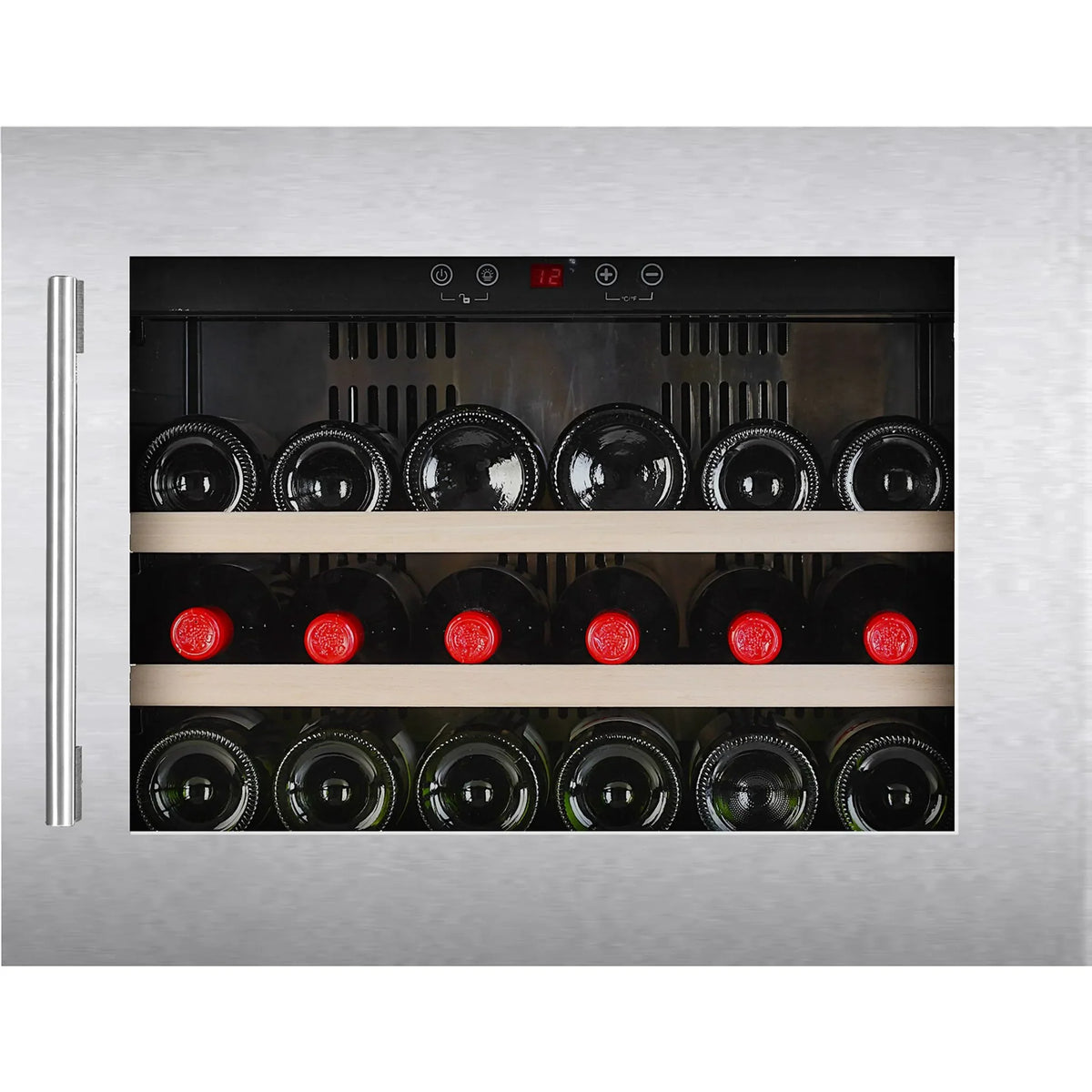 Temptech Oslo OZ45SX-24 inbouw wijnkoelkast, vooraanzicht