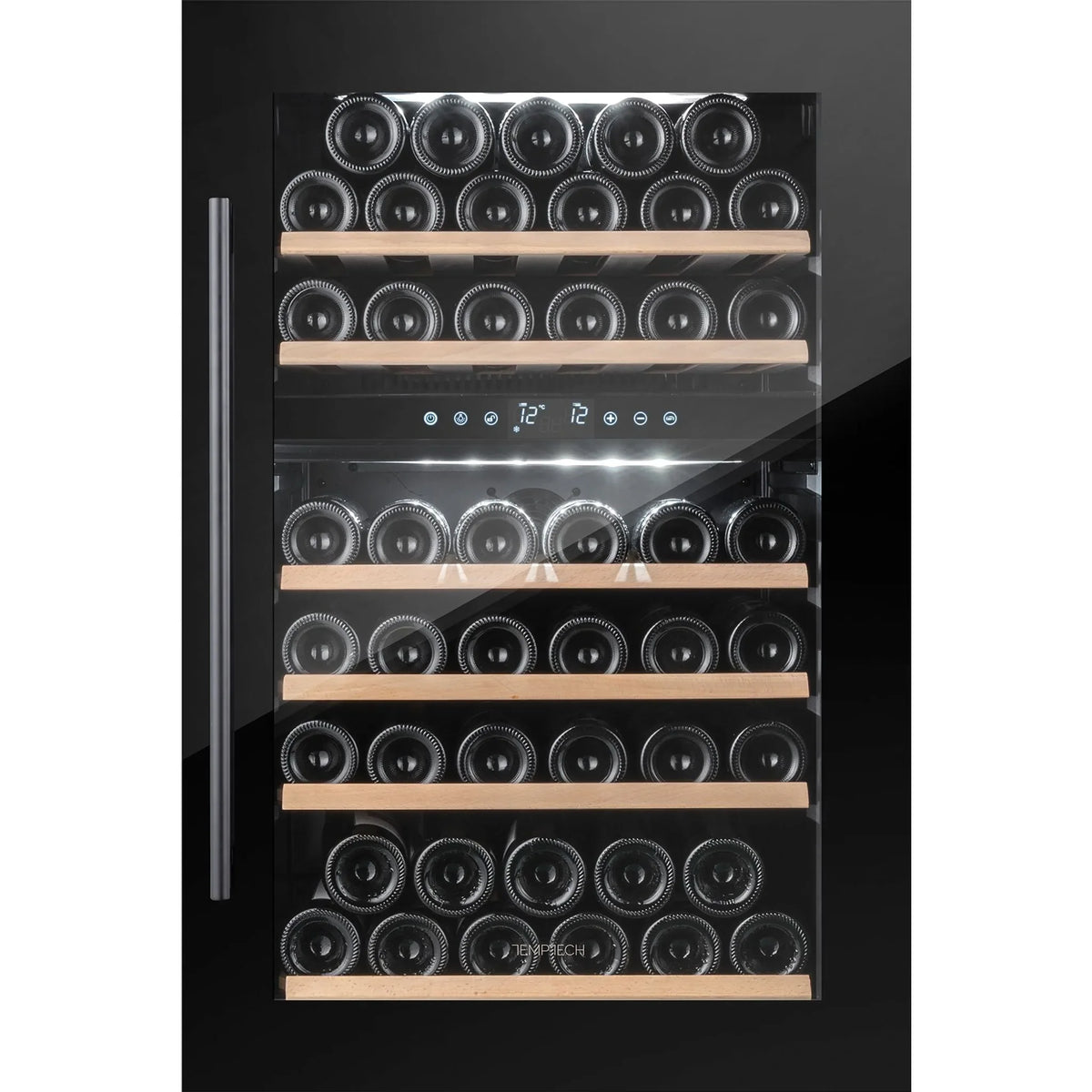 Temptech Oslo OZ90DB-24 inbouw wijnkoelkast, vooraanzicht