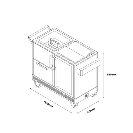 Dometic MB550S Mobiele bar