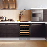 Dunavox Flow-46D Wijnklimaatkast - DAUF-46.145DB - 46 Flessen - 2 Zones