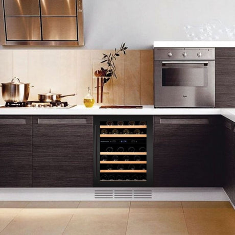 Dunavox Flow-46D Wijnklimaatkast - DAUF-46.145DB - 46 Flessen - 2 Zones