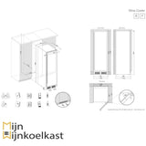 Dunavox Grande-181 Wijnklimaatkast DX-181.490SDSK, foto 5