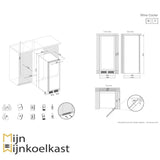 Dunavox Grande-94 Wijnklimaatkast DX-94.270DSK, foto 6