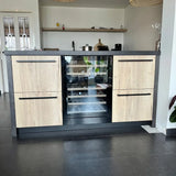 Dunavox Flow-46D Wijnklimaatkast - DAUF-46.145DB - 2 Zones - Zwart - Wijnklimaatkast Expert