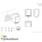 Dunavox Flow-45 Wijnklimaatkast - DAUF-45.125DB.TO - 2 Zones - Wijnklimaatkast Expert