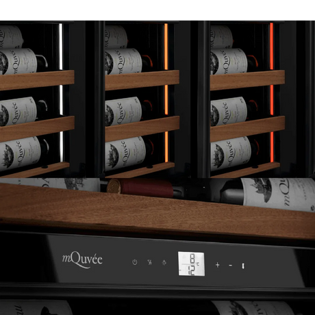 mQuvée WineCave 700 60D Exclusive Slim Wijnklimaatkast WCED60SFGBP-700, foto 3