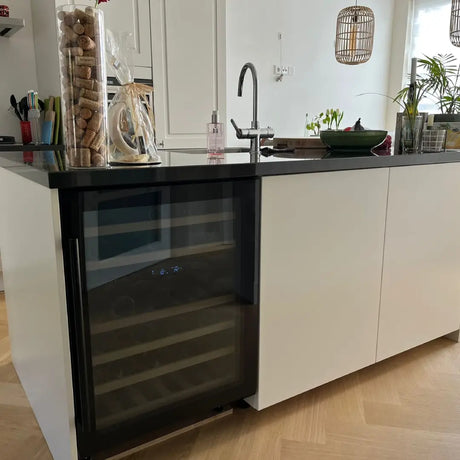 Dunavox Flow-46D Wijnklimaatkast - DAUF-46.145DB - 2 Zones - Zwart - Wijnklimaatkast Expert