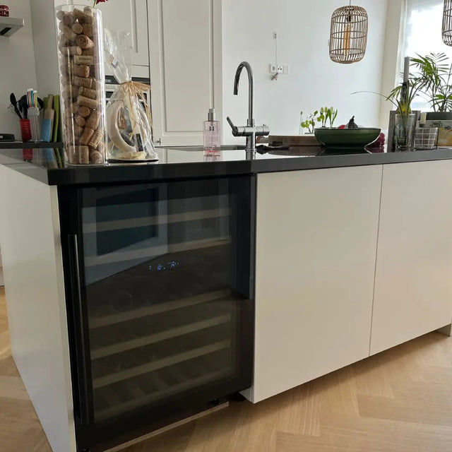 Dunavox Flow-46D Wijnklimaatkast - DAUF-46.145DB - 2 Zones - Zwart - Wijnklimaatkast Expert