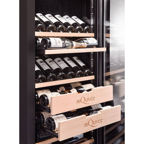 mQuvée Velvet 100 Glass Wijnklimaatkast VCB100SS-GLASS, foto 2