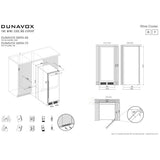 Dunavox DX-70.258C Wijnklimaatkast, foto 6