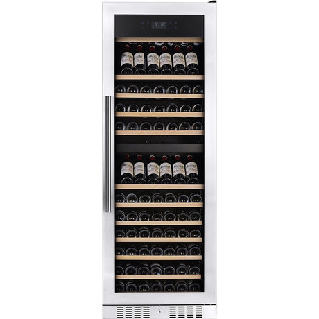 Temptech Elegance E1000DX-24 vrijstaande wijnkoelkast, vooraanzicht
