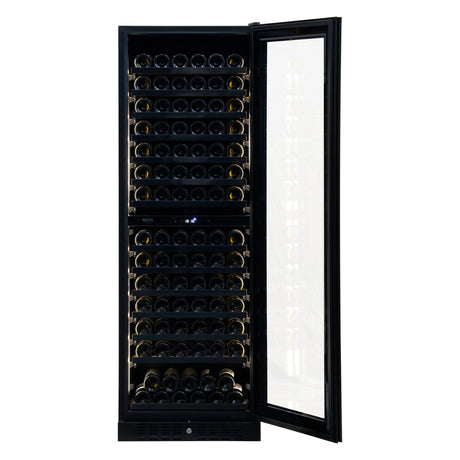Temptech Epoq EWDF178B25G met open deur en 14 houten leggers