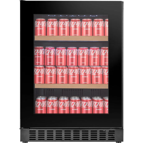Temptech Oslo OFX60SRB-24 onderbouw koelkast, vooraanzicht