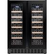 Temptech Oslo OX2DX60DRB-24 onderbouw wijnkoelkast, vooraanzicht
