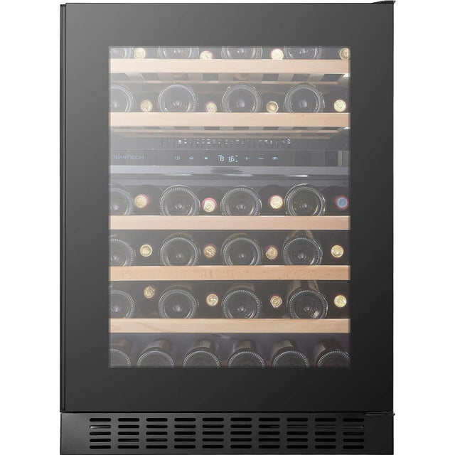 Temptech Oslo OX60DRB-24 onderbouw wijnkoelkast, vooraanzicht