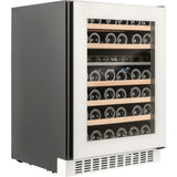 Temptech Oslo OX60DRW-24 onderbouw wijnkoelkast, schuin vooraanzicht