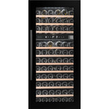 Temptech Oslo OZ124DB-24 inbouw wijnkoelkast, vooraanzicht