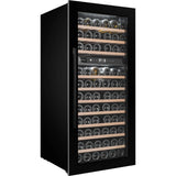 Temptech Oslo OZ124DB-24 inbouw wijnkoelkast, schuin vooraanzicht