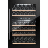 Temptech Oslo OZ90DB-24 inbouw wijnkoelkast, vooraanzicht