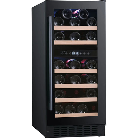 Temptech Prestige PRESQ38DB-24 onderbouw wijnkoelkast, schuin vooraanzicht